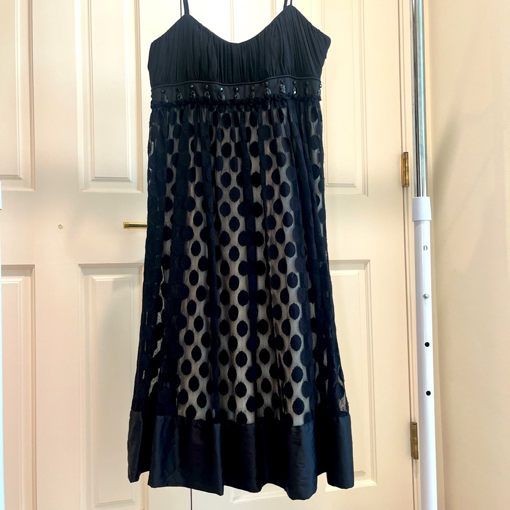 Black and White Mid length dress